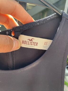Hollister Black Scoop Neck Tank Top